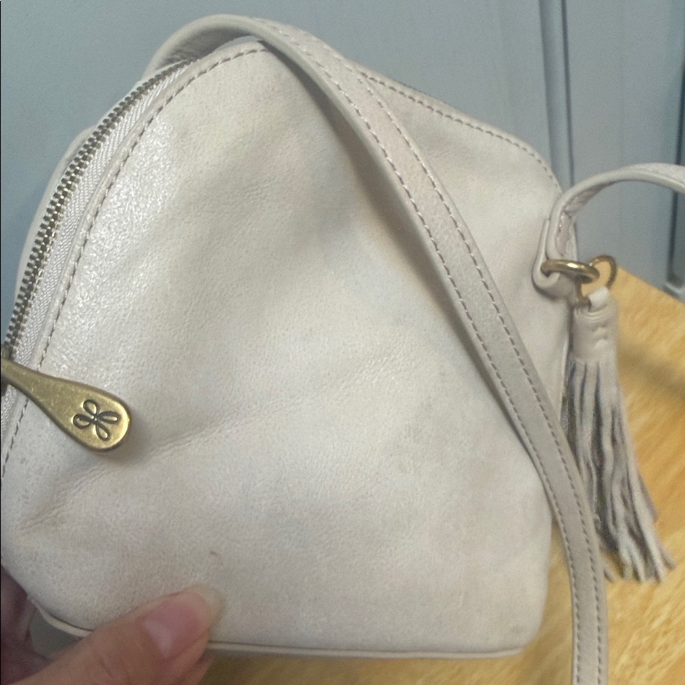 HOBO Beige Shoulder Bag with Tassel - Picture 6 of 17